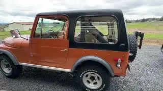 1976 Jeep CJ7 Renegade Levi Strauss Exterior