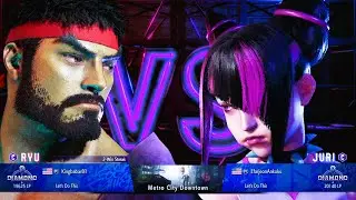 Efarjeon (Juri) vs Kingbabar81 (Ryu) | SF6 Open Beta Diamond Ranked