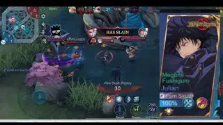 Can i win this hard match!!solo ranked with julian new emblum! 2024#julian #megumifushiguro #mlbb