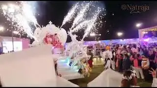 LATEST BRIDE-GROOM ENTRY WITH CART N APSARA ACT BY MANTRA7EVENTS.9557011211