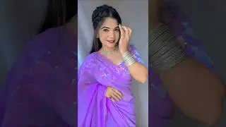beautiful purple wedding saree girls k liye | Rohit fashion club