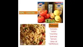 TABOULI | SALAD EASY TO PREPARE | IDEAL FOR PICNIC | SUMMER 2021 IS COMING | FRANCE