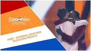 Eurovision 2021 - Sweden 🇸🇪 - National Selection - Televoting results! [MELODIFESTIVALEN 2021]