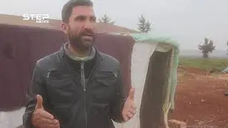 معاناة طلاب مدرسة مخيم شويحة البو عيسى غرب حلب مع قدوم فصل الشتاء