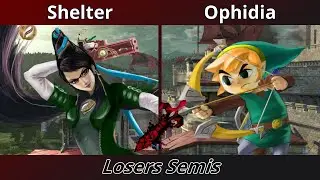 Castle Siege 107 - Losers Semis - Shelter (Bayonetta) vs Ophidia (Toon Link)