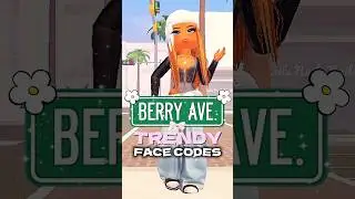 *NEW BERRY AVE & ROBLOX FACE CODES* 🎀 #berryave #roblox #bloxburg #facecodes