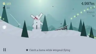 Alto's Adventure - Catch a llama while wingsuit flying