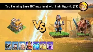Top Farming Base TH7 Max Levels with Link, Hybrid (73)