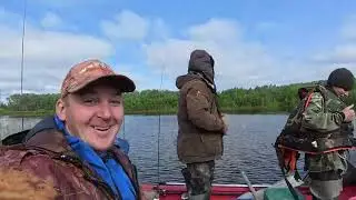 Ловля хариуса летом едем на водомете.  Parsun 40 л.с. водомет