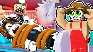 Roblox - PRECISAMOS FUGIR DO DENTISTA MALUCO no ROBLOX! OBBY com Cowblox e Baconzinho