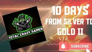 #TOTAL CRAZY GAMER # Gaming . Our challenge 10 days Silver III TO Gold II . Day 1 fire 🔥 🔥 up guys. 