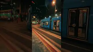 Midnight Magic.. ✨ #midnight #nightlife #birmingham #tram #travel