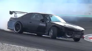 TwinTurbo RB26 Nissan S14 Missile Drift Car! - Luca Merli First Test ft. Wisefab V2 Lock Kit!