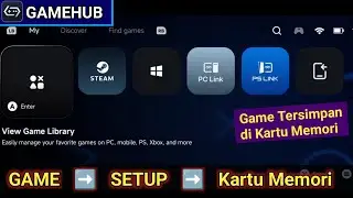 Cara install Game GAMEHUB di Kartu Memori   Setup Game GAMEHUB di Kartu Memori