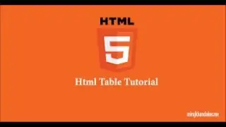 Html tutorial for beginners- creating tables
