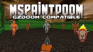 MSPaintDoom (GZDoom Compatible) [Doom mod]