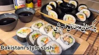 Sushi Plating Technique to Impress Guests|How to make hosomaki thin roll Traditional Japanese Recipe
