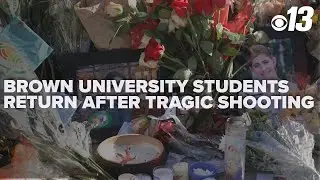 Brown University students return to campus following the tragic shooting