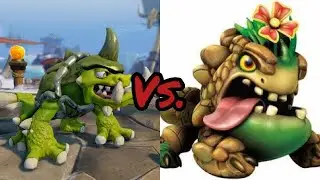 Slobber tooth vs. Slobber trap skylanders trap team