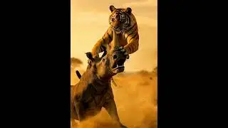 Clash of Titans: Rhino vs Tiger