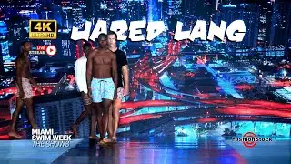 JARED LANG 4K - Men's Fashion Show Miami Swim Week &reg; July 07, 2023 | Exclusively by FashionStockTV