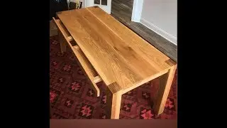 White Oak Parsons Desk Build