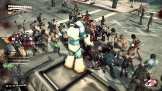 Dead Rising 3, Megaman tirando bomba gigantesca