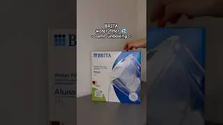 BRITA filter is clean water every day💧Inst/TT: @wnpelomundo  #asmr #waterfilter #asmrunboxing