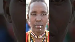 African Mursi Women | Unique Lip Plate & Traditional Culture #shorts #viralshorts