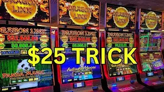 Trying $25 Trick On Dragon Link Slots At The Rio!