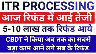 Income Tax Refund? Refund Not Received? ITR REFUND PROCESSING LATEST UPDATE | REFUND शुरू हुए आने