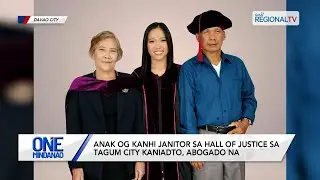 Anak og kanhi janitor sa Hall of Justice kaniadto, abogado na | One Mindanao