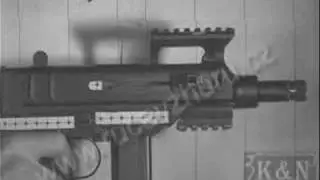 Scorpion Vz. 61 submachine gun (slow motion)