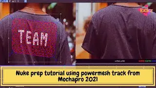 Nuke prep tutorial using Powermesh track from Mochapro 2021 | Prep tutorial | #Borisfx
