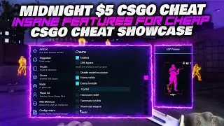 THIS CHEAP CSGO CHEAT HAS CRAZY CLOUD FEATURES | MIDNIGHT | CHEAT REVIEW