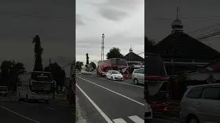 Bus-bus AKAP sore menuju Barat‼️#agramas #sinarjaya #busakap #shorts