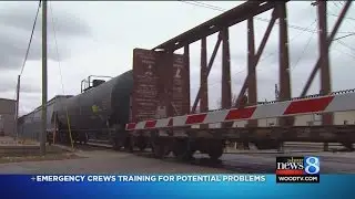 Danger on the rails: GRFD trains for crude oil spill