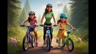 Magical Bike Ride: Two Sisters, Mom & the Queen of Enchantia
