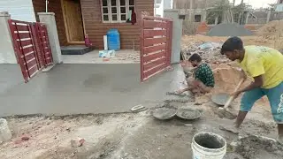 How to make Reinforced Ramp Concrete ? Ramp Concreting Work | House ramp work Design Parking Ramp |