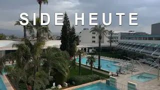 So ist das Wetter und die Lage HEUTE in Side. T&uuml;rkei 8.1.2026 #side #SideТ&uuml;rkei #heute