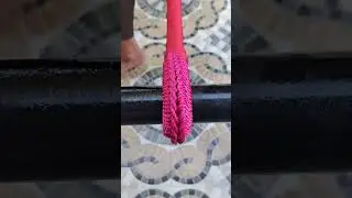 How to weave rope seats in cot / artistic technique of weaving a cot #weaving #चारपाई #youtubeshorts