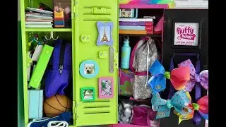 Packing American Girl Doll School Lockers ~ JoJo Siwa