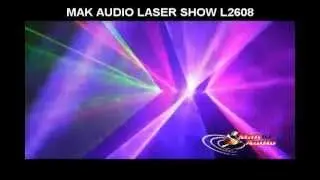 MAK AUDIO LASER SHOW L2608 4 SAIDAS - MAK AUDIO