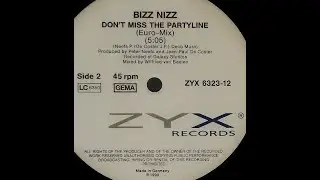 DON&acute;T MISS THE PARTYLINE - Bizz Nizz - 1989
