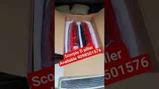 Mahindra scorpio LED D piller &hearts;️9098501576 #sunshineautobhopal #scorpio #scorpiomodified