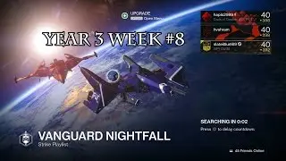 Destiny Year 3 Week #8 Vanguard Nightfall Strike! -No Burn -11/08/16- Prince Malok!