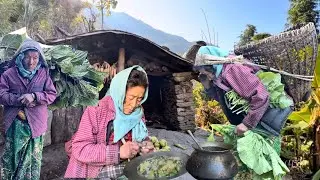 An Elderly Grandmother&rsquo;s Daily Struggle in a Nepali Village || Real Rural Nepal ||