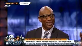 Bad look for Marcus Peters to clap back at Payton after getting burned? Undisputed