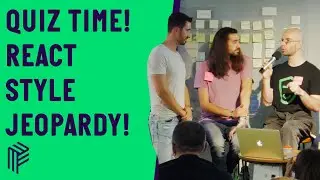 React Jeopardy - Time To React - September 2019