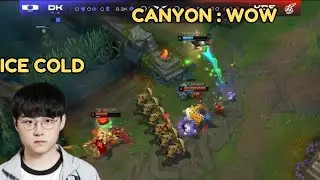 Showmaker Shocked Canyon With His 1v2 Outplay #lck  #lol